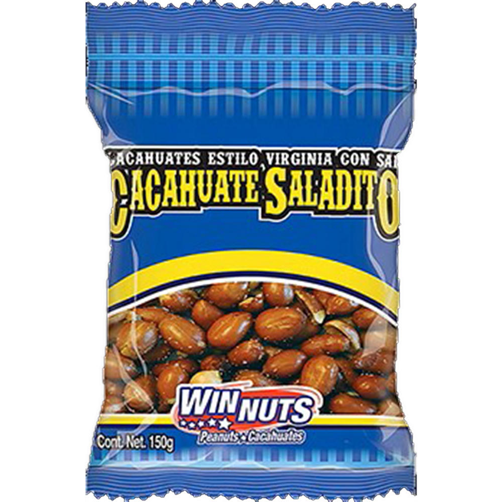 Winnuts Cacahuate Saladito Salty Peanuts, 5.25 oz