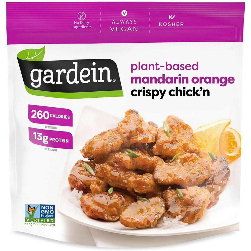 Gardein Plant-Based Vegan Mandarin Orange Crispy Chick'n, 10.5 oz