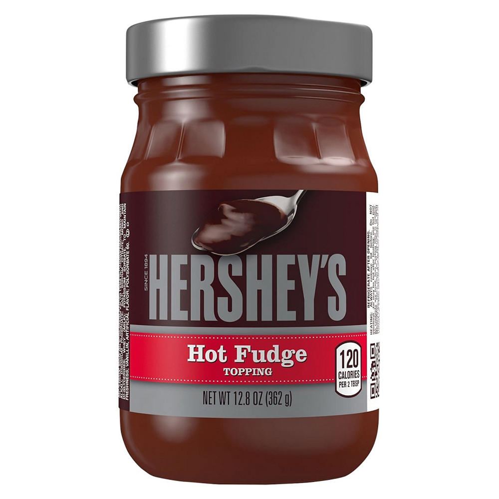 Hershey's Hot Fudge Topping Baking Supplies Jar, 12.8 oz