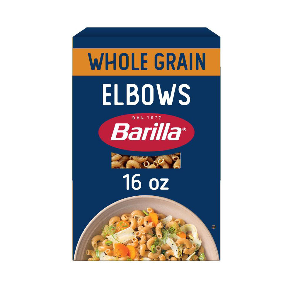 Barilla Whole Grain Elbows Pasta, 16 oz