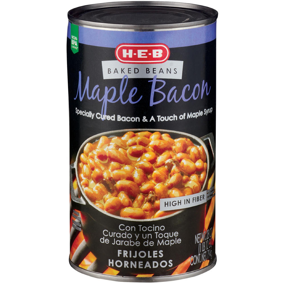 H-E-B Maple Bacon Baked Beans, 28 oz