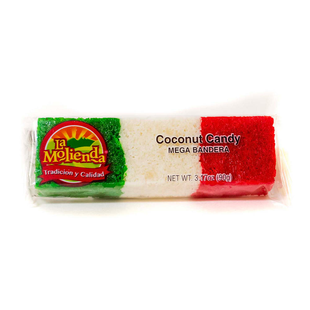 La Molienda Mega Flag Coconut Candy Bar, 3.17 oz