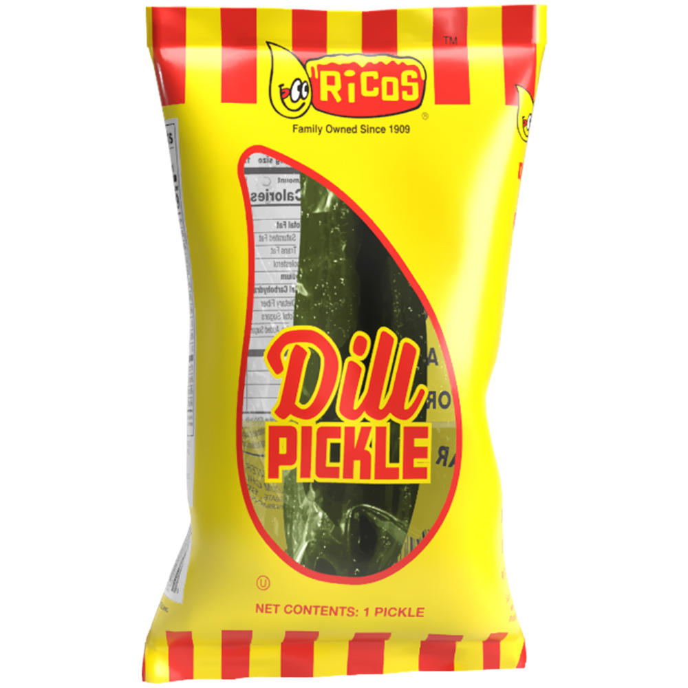 Ricos Jumbo Dill Pickle In A Pouch