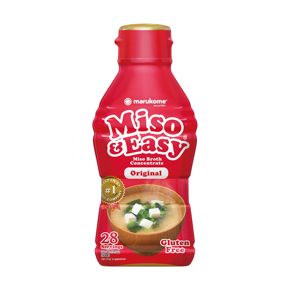 Marukome Miso & Easy Miso Broth Concentrate - Original, 15.1 oz