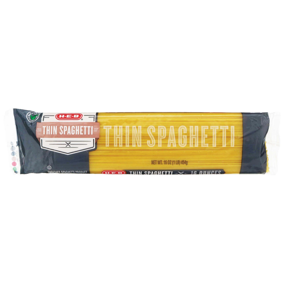 H-E-B Thin Spaghetti Noodles, 16 oz
