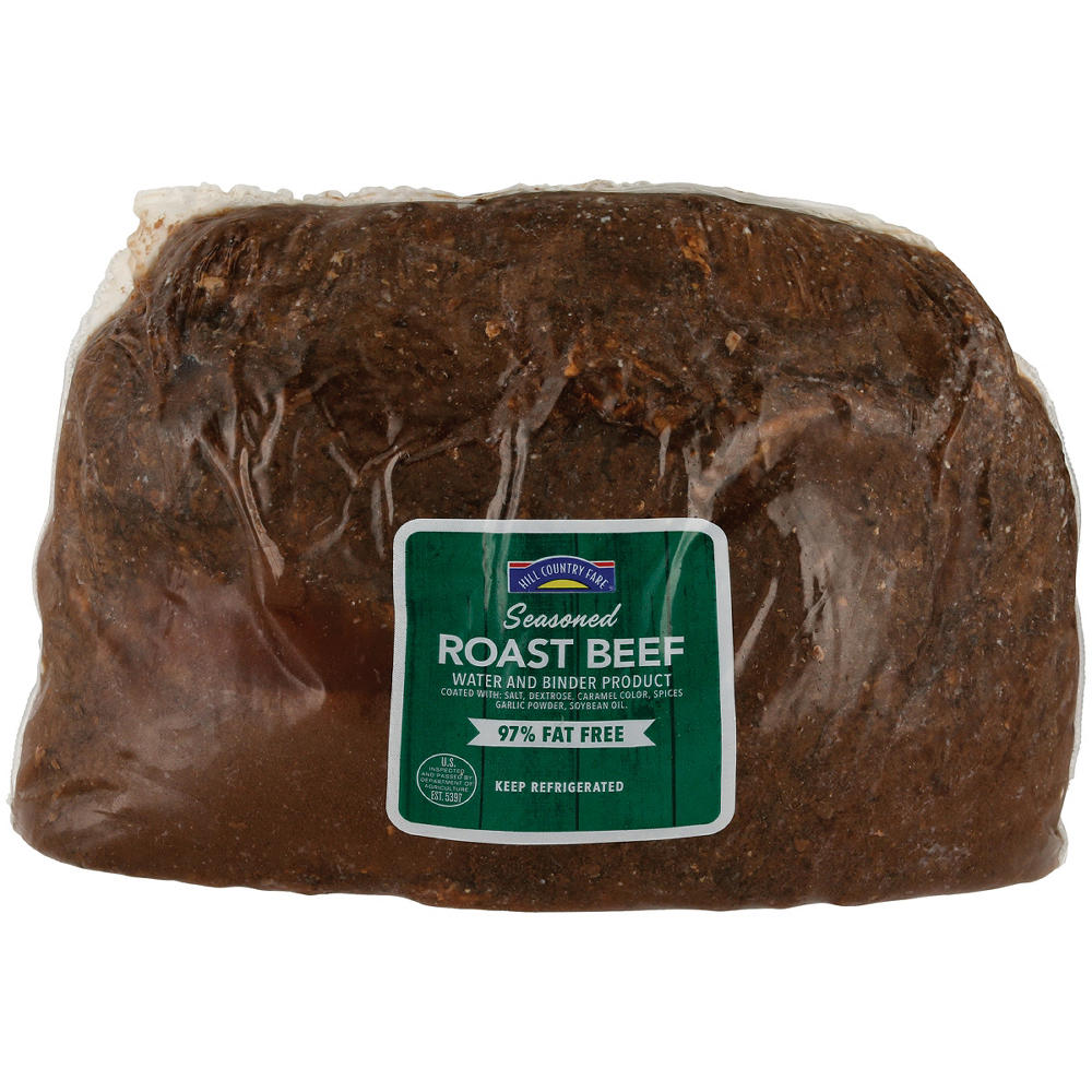 Hill Country Fare Seasoned Roast Beef, Custom Sliced, lb