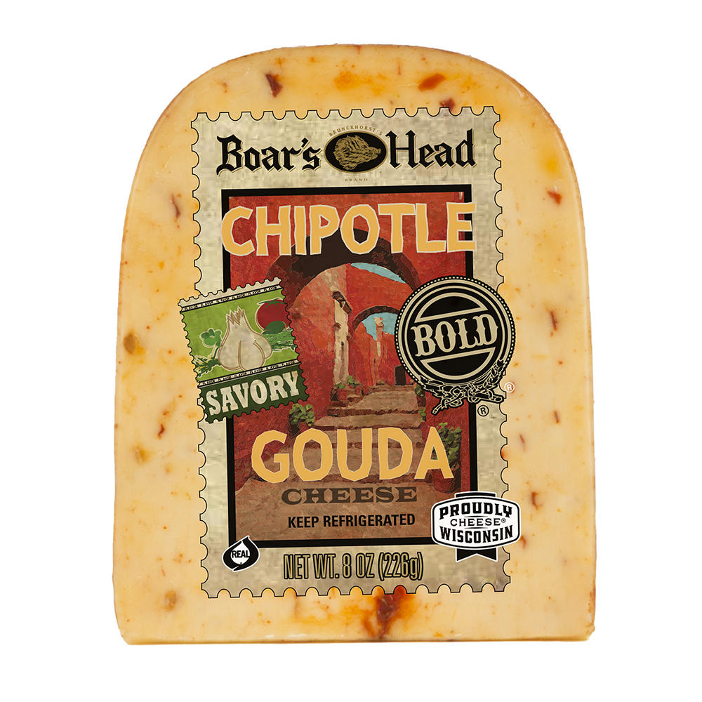 Boar's Head Bold Chipotle Gouda Cheese, 8 oz