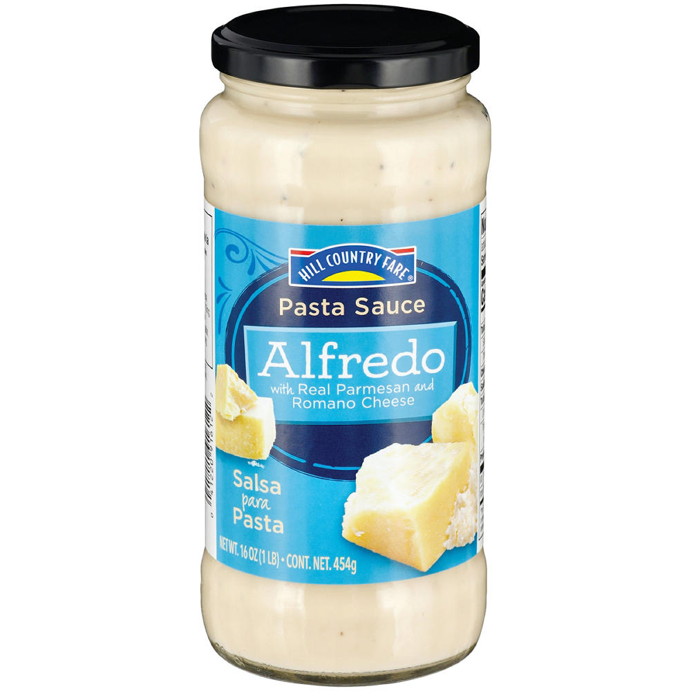 Hill Country Fare Alfredo Pasta Sauce, 16 oz
