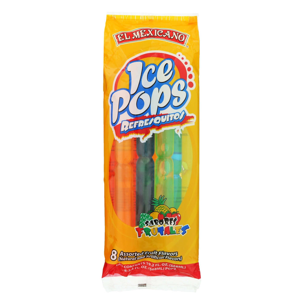 El Mexicano Ice Pops, 8 ct
