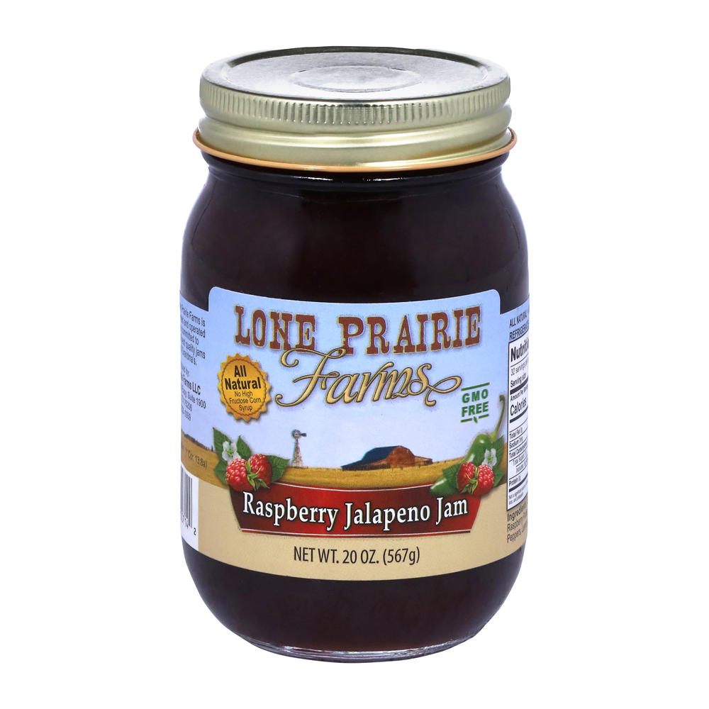 Lone Prairie Farms Raspberry Jalapeño Jam, 20 oz