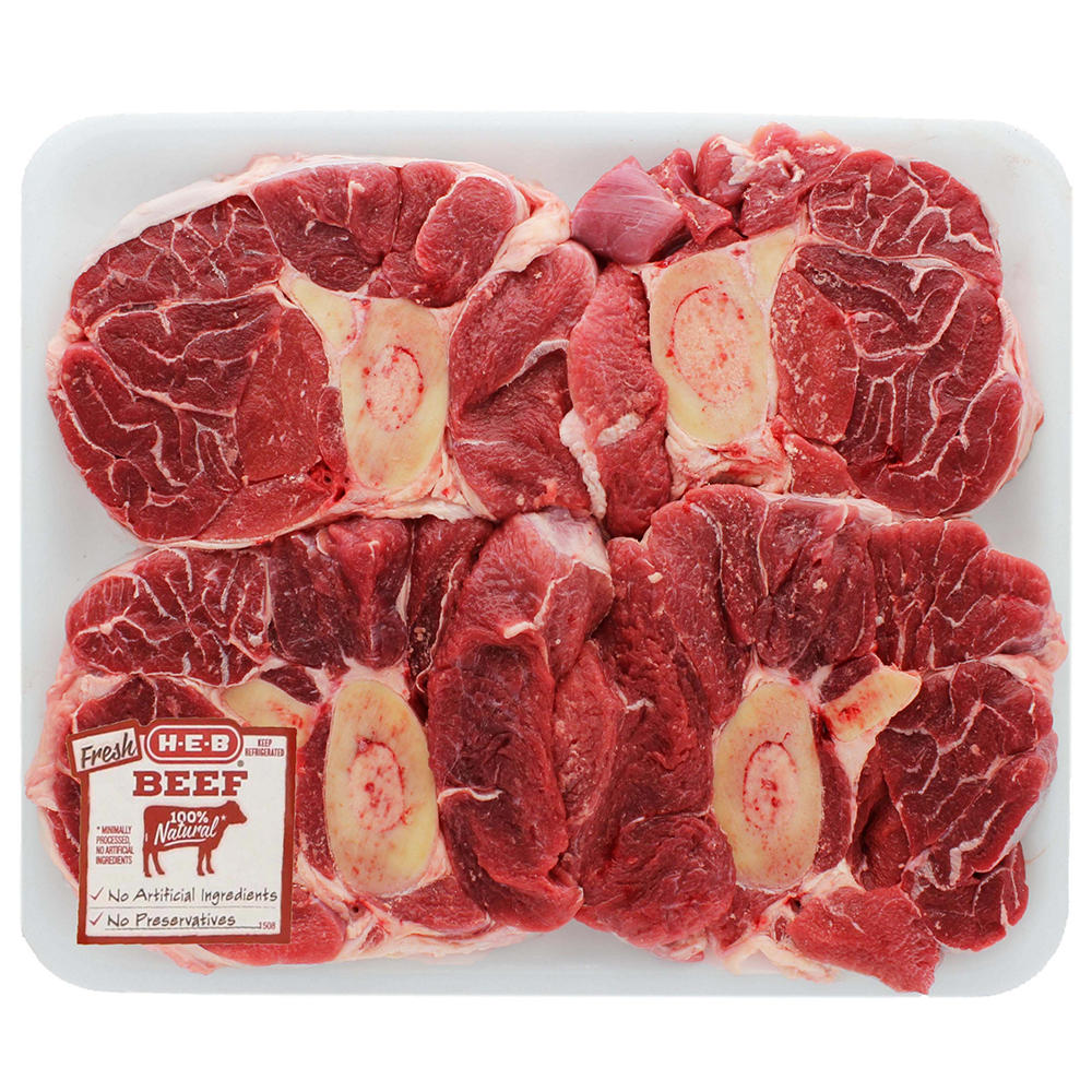 H-E-B Beef Shank Center Cut Bone-In Value Pack, Avg. 3.0 lbs