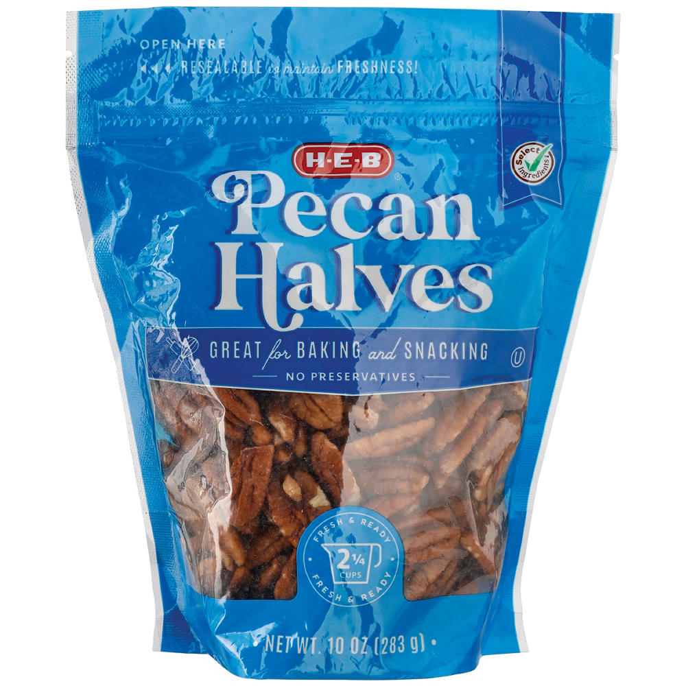 H-E-B Pecan Halves, 10 oz