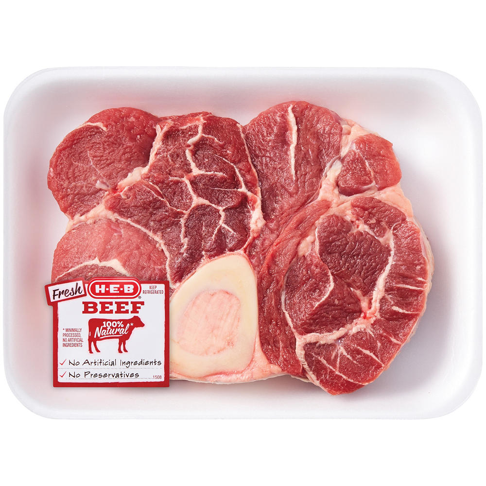 H-E-B Bone-In Center Cut Beef Shanks, Avg. 1.22 lbs