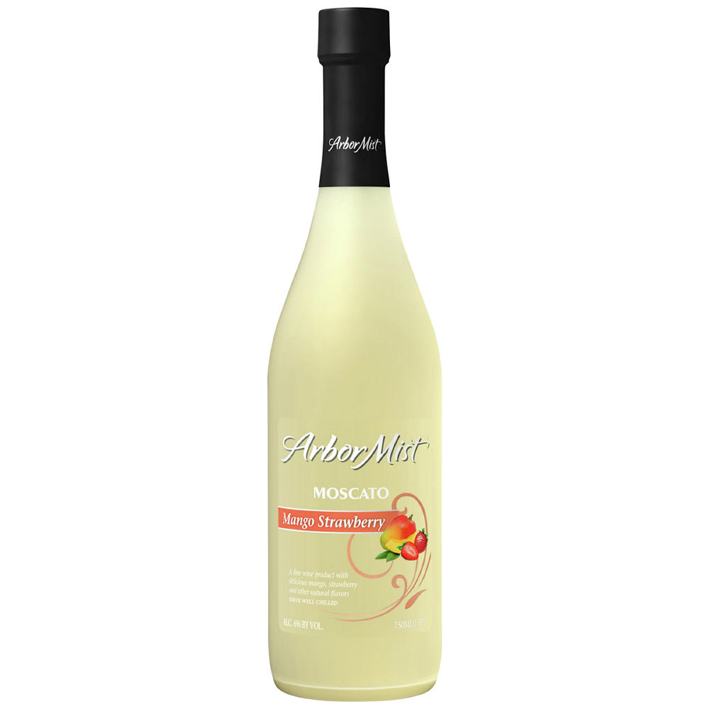 Arbor Mist Mango Strawberry Moscato Wine, 750 mL