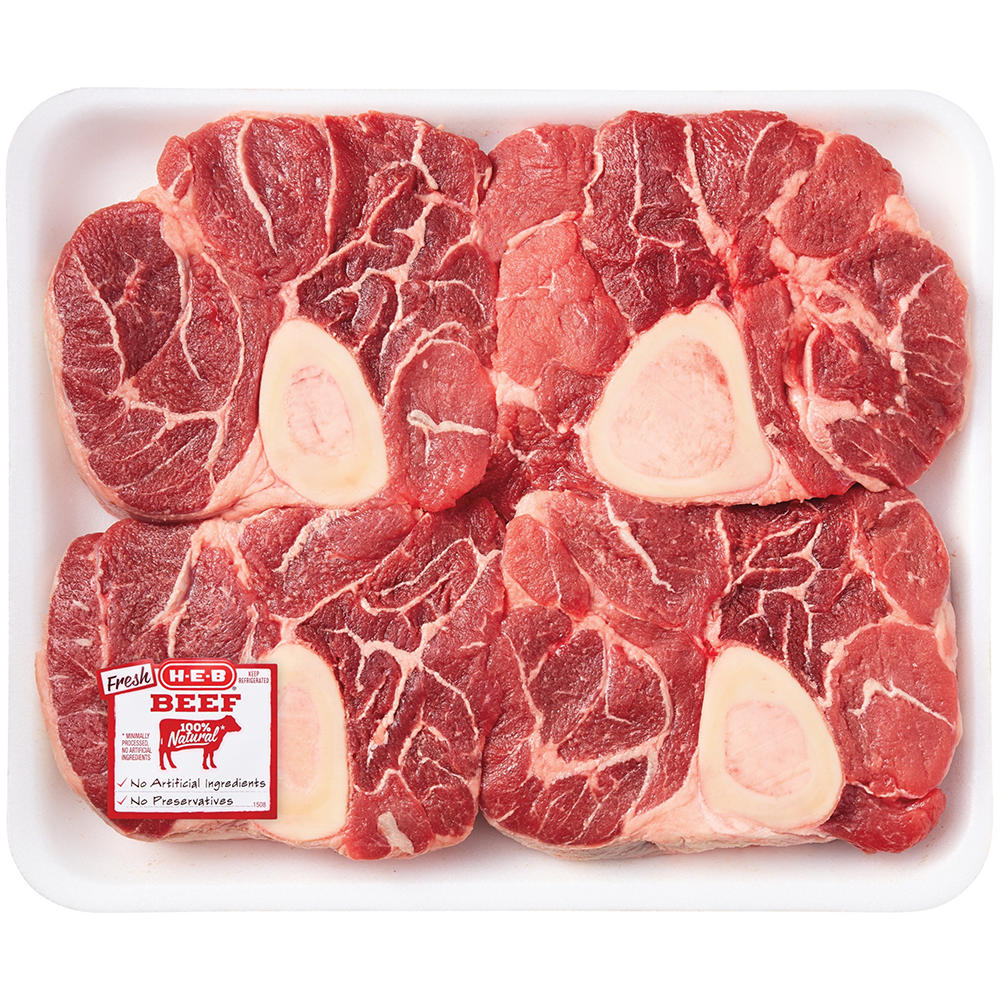 H-E-B Bone-In Center Cut Beef Shank - Value Pack, Avg. 3.03 lbs