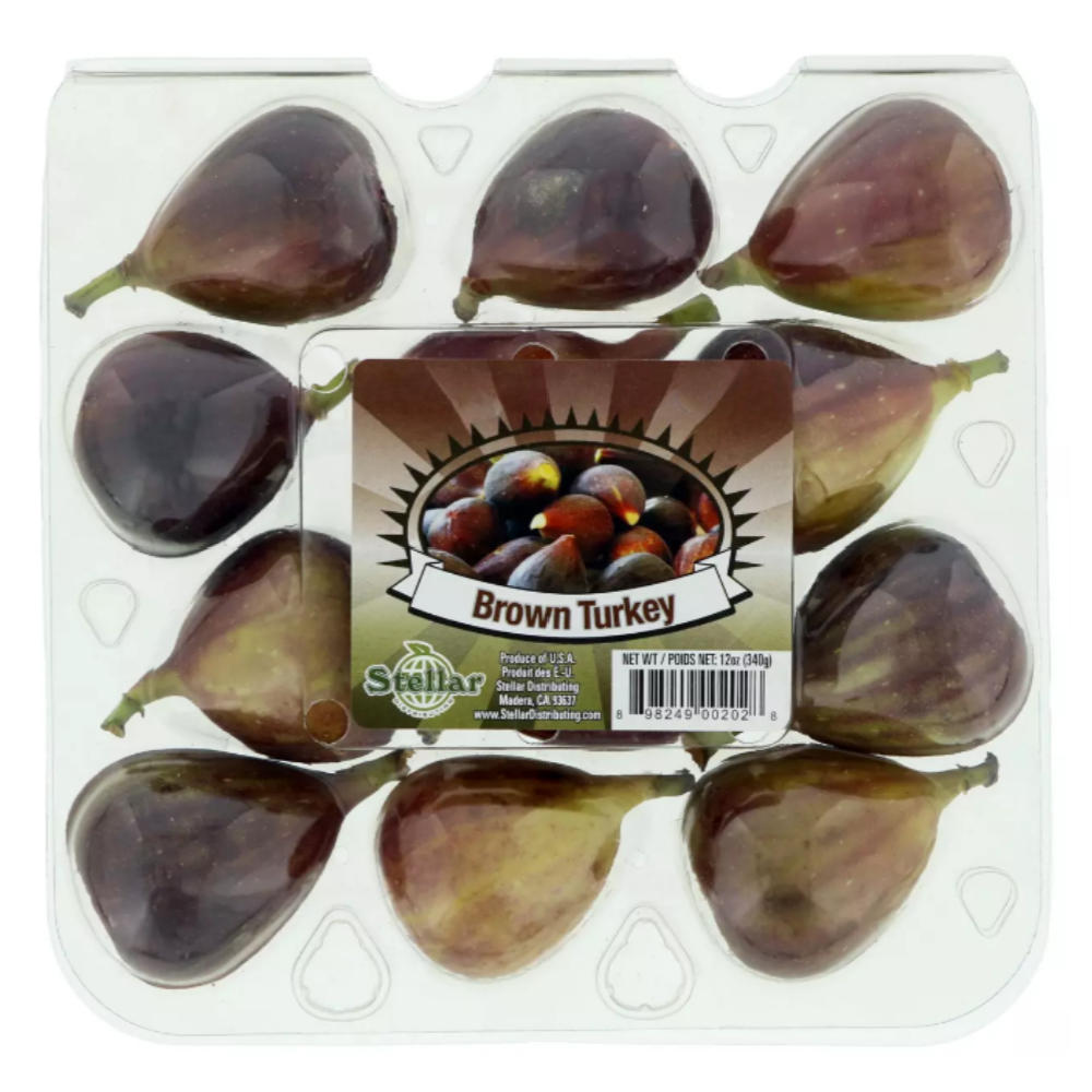 Fresh Brown Turkey Figs, 12 ct
