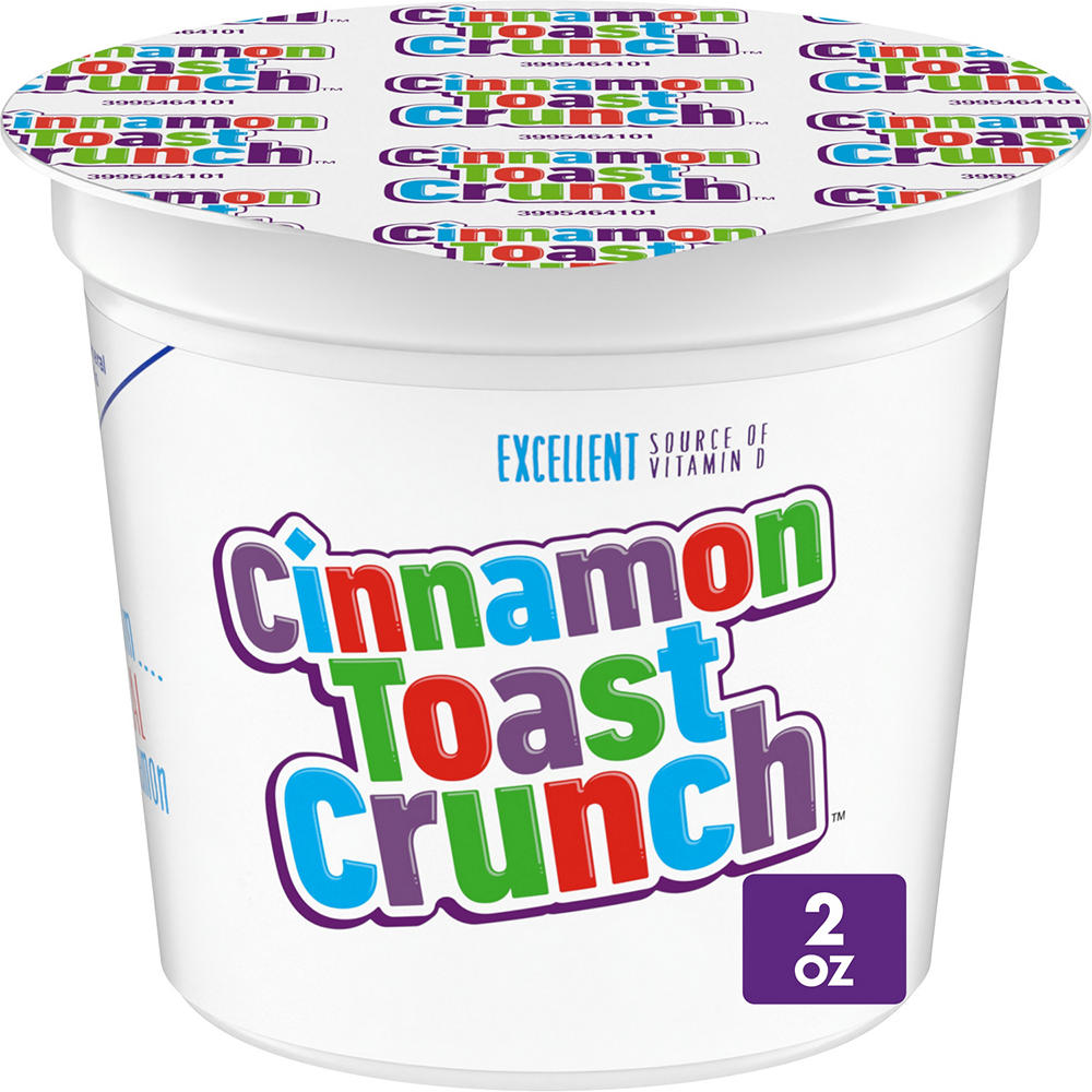 General Mills Cinnamon Toast Crunch Cereal Cup, 2 oz