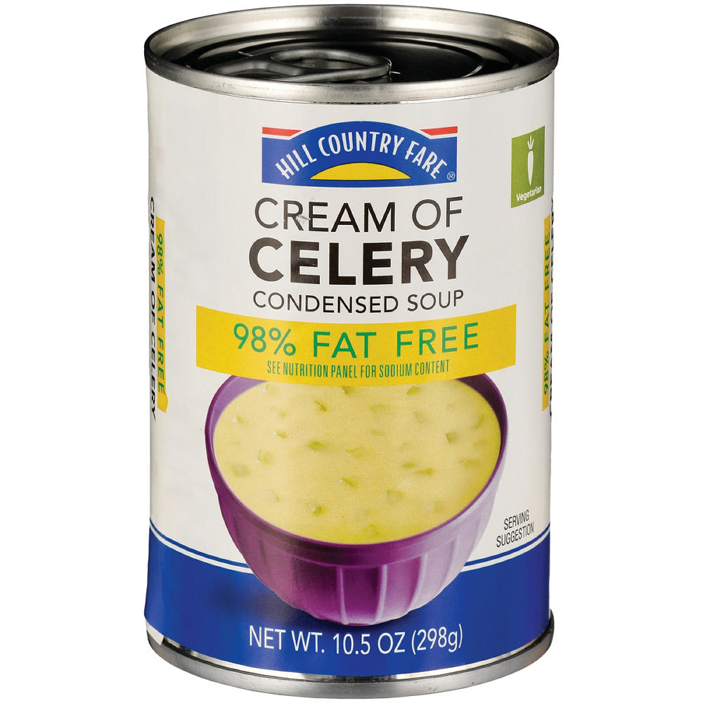 Hill Country Fare 98% Fat-Free Cream of Celery Condensed Soup, 10.75 oz