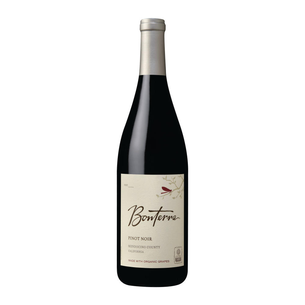 Bonterra Organic Pinot Noir California Red Wine, 750 mL