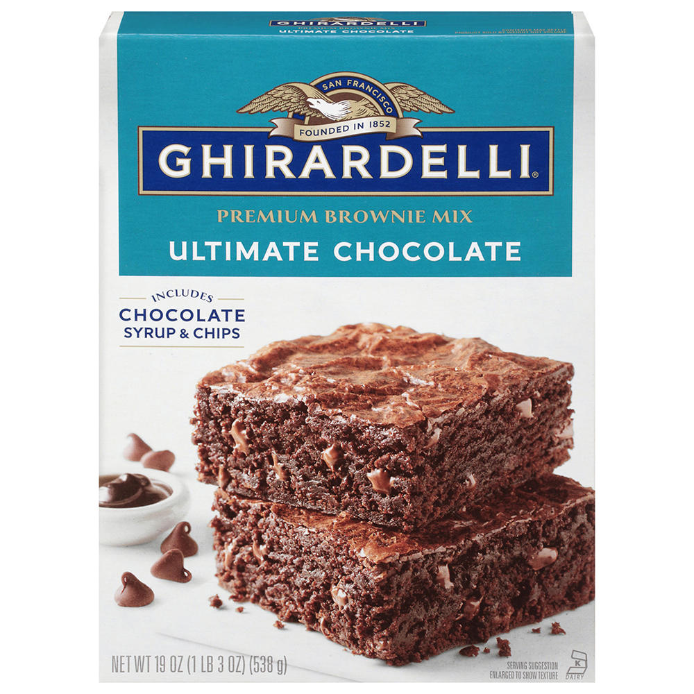 Ghirardelli Ultimate Chocolate Premium Brownie Mix, 19 oz