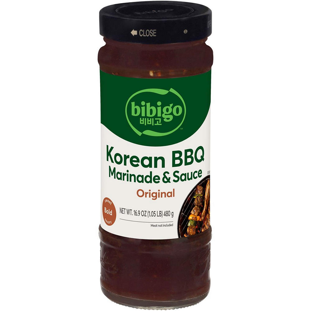 bibigo Korean BBQ Marinade & Sauce - Original, 16.9 oz