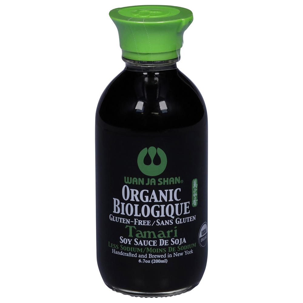 Wan Ja Shan Organic Gluten Free Less Sodium Tamari Soy Sauce, 6.7 oz