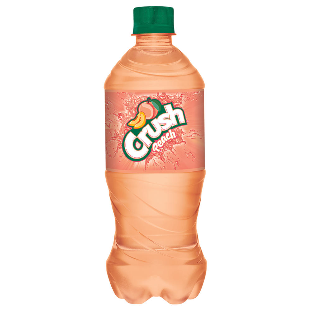 Crush Peach Soda, 20 oz