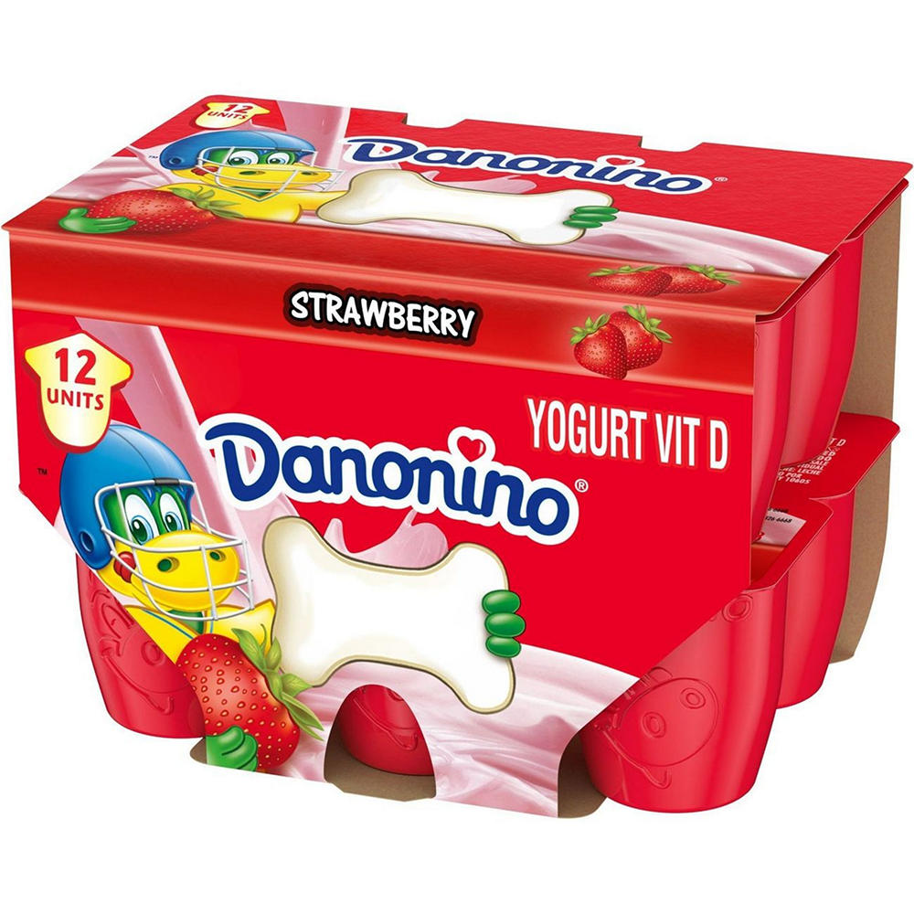 Dannon Danonino 4pk Dairy Snack - Strawberry, 1.76 oz
