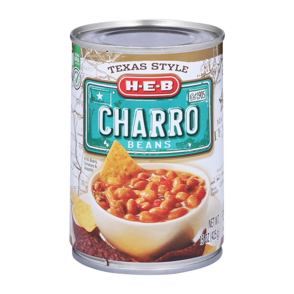 H-E-B Texas Style Charro Beans, 15 oz