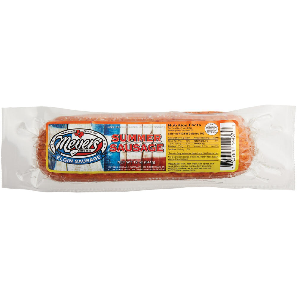 Meyer's Summer Sausage, 12 oz