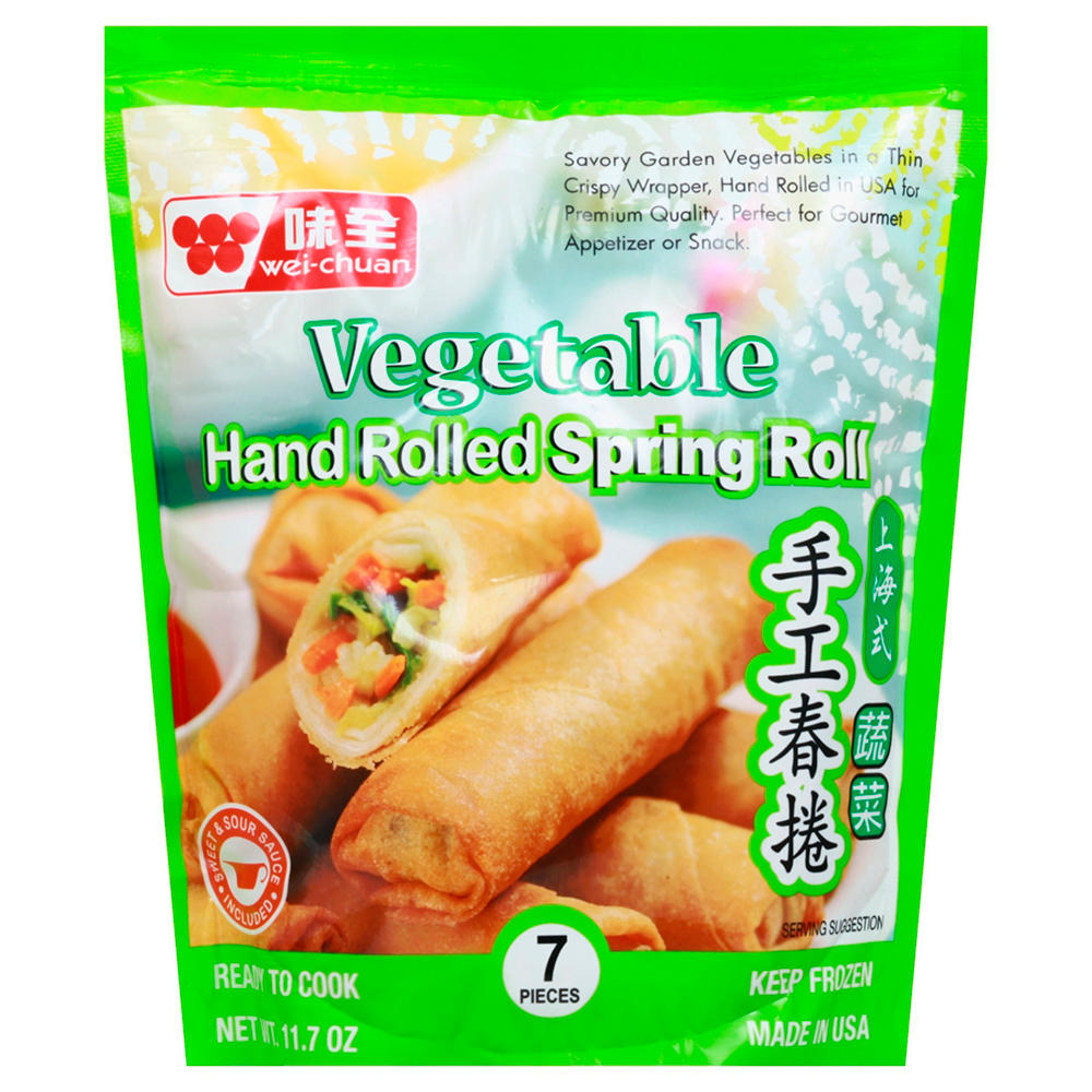 Wei-Chuan Vegetable Spring Rolls, 7 ct