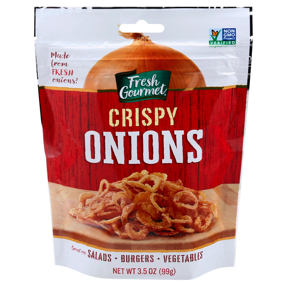 Fresh Gourmet Lightly Salted Crispy Onions, 3.5 oz