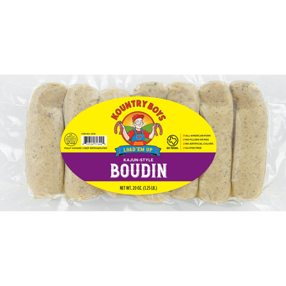 Kountry Boys Sausage Kajun Style Boudin, 20 oz