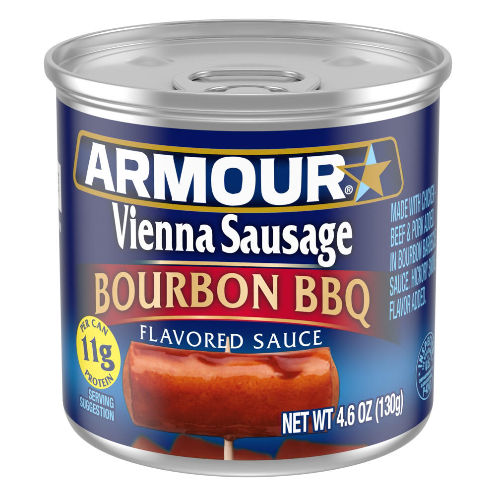Armour Burbon Barbecue Vienna Canned Sausage, 4.6 oz