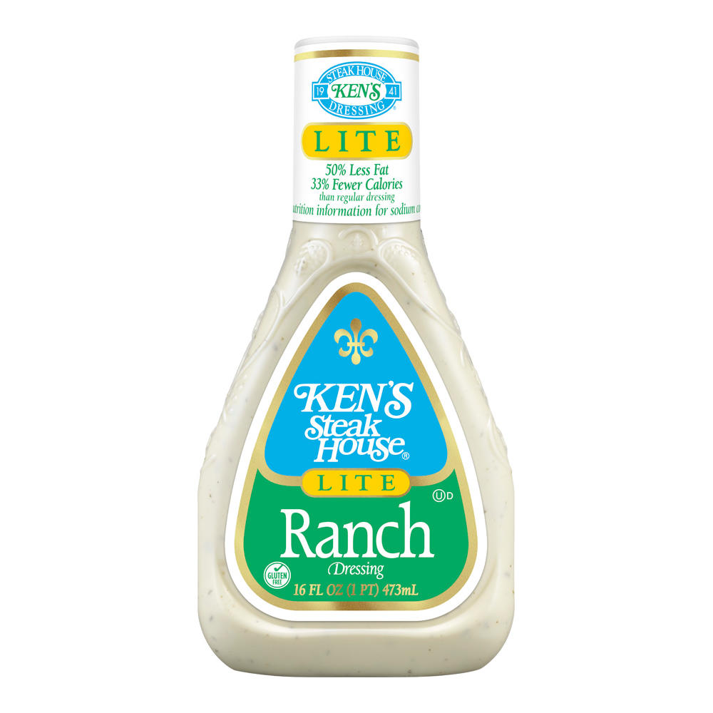 Ken's Steak House Lite Ranch Dressing, 16 oz
