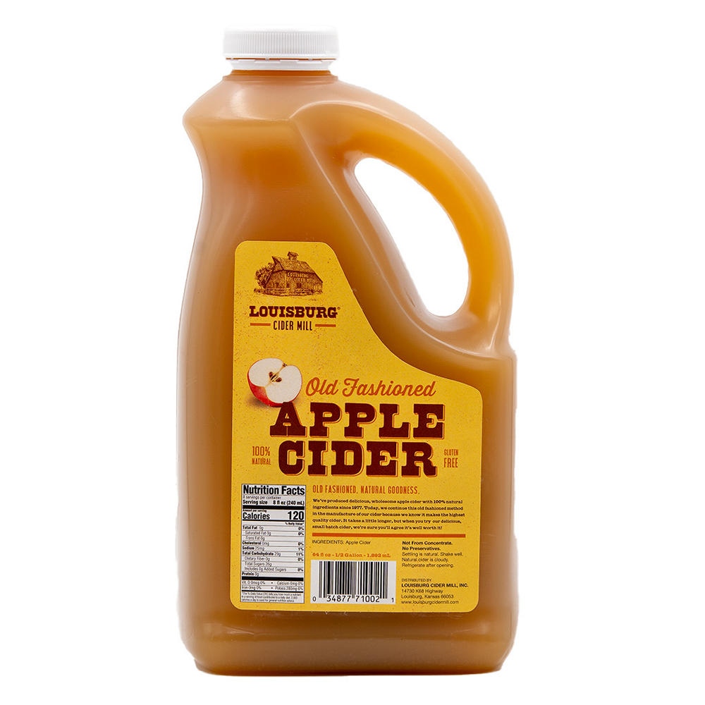 Louisburg Cider Mill Old Fashioned Apple Cider, 1/2 gal