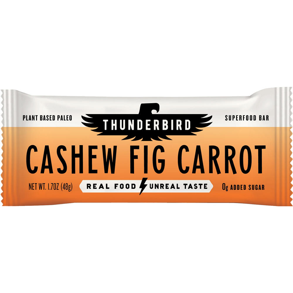 Thunderbird Cashew Fig Carrot Real Food Bar, 1.7 oz