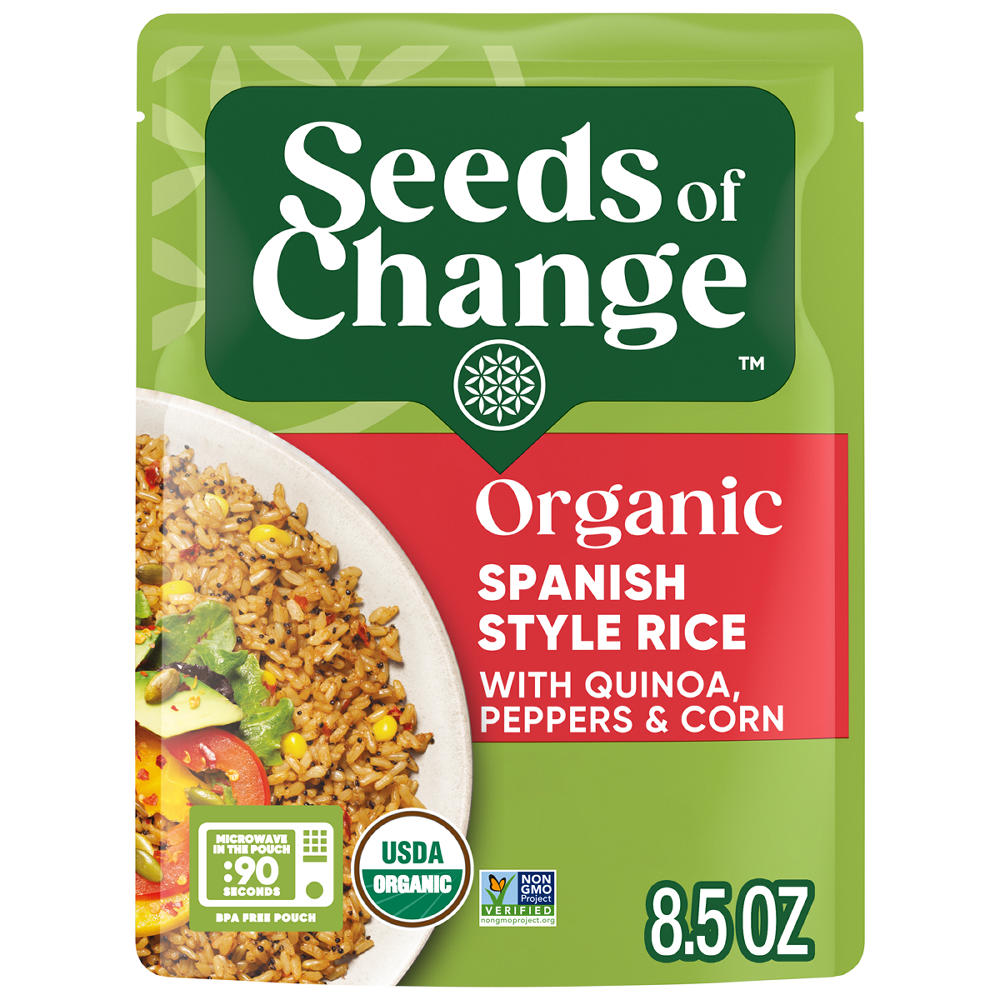 Seeds of Change Organic Spanish Style Rice With Quinoa, Peppers & Corn, 8.5 oz