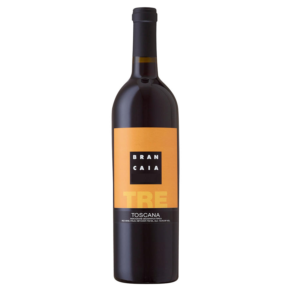 Brancaia Tre Red Blend Italian Red Wine, 750 mL