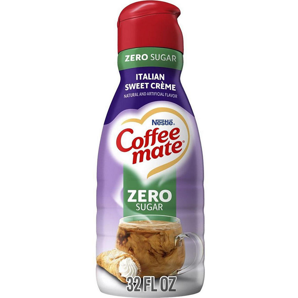 Nestle Coffee Mate Zero Sugar Coffee Creamer - Italian Sweet Creme, 32 oz