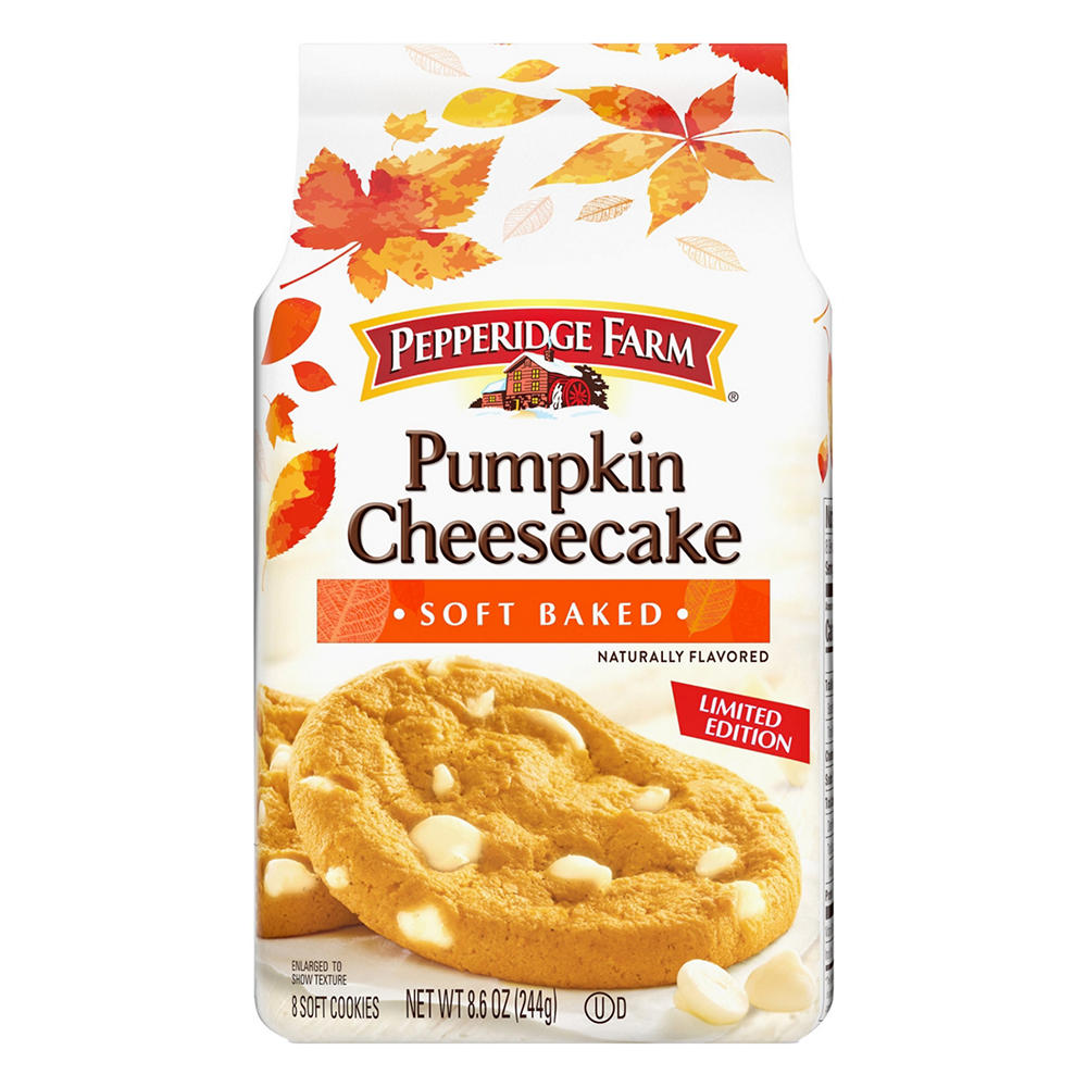Pepperidge Farm Soft Baked Pumpkin Cheesecake Cookies, 8.6 oz