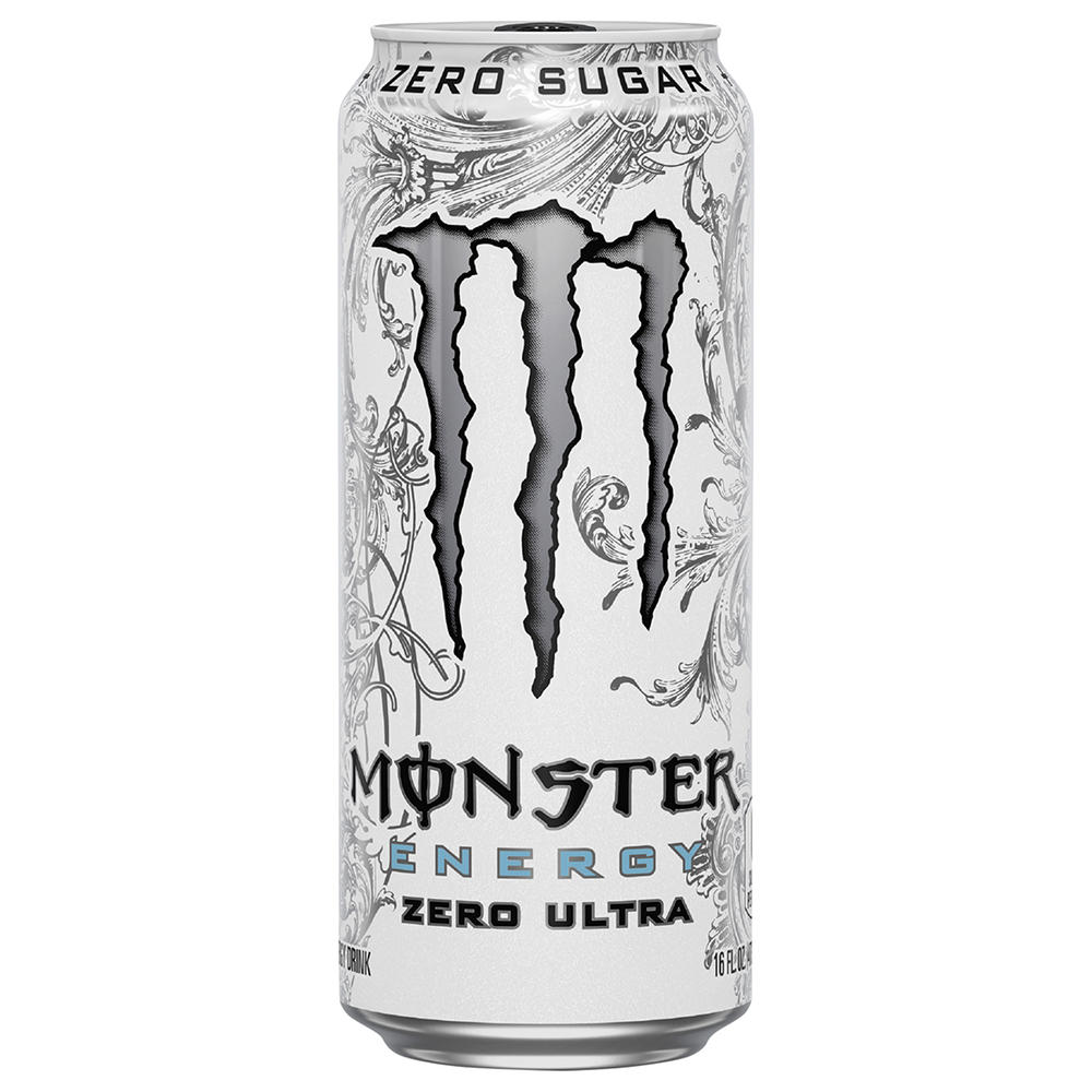 Monster Energy Zero Ultra, Sugar Free Energy Drink, 16 oz