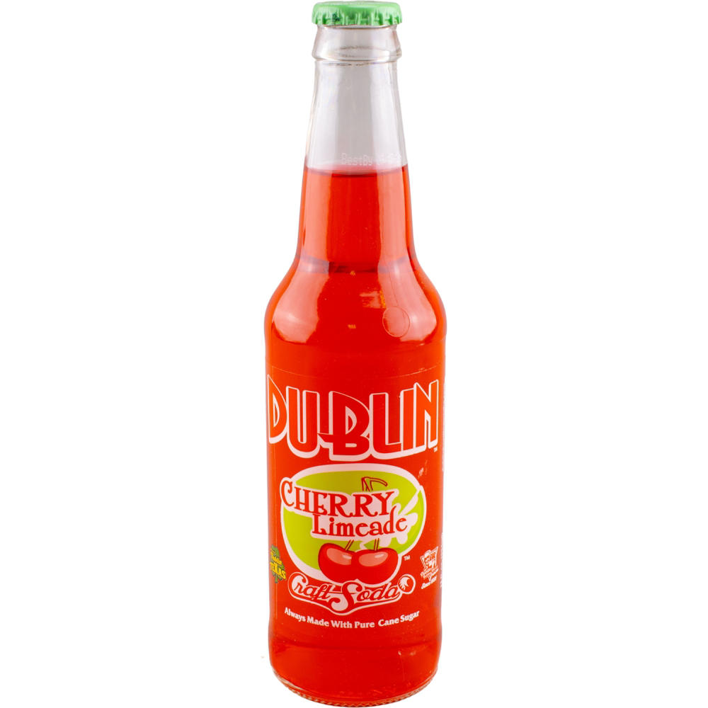 Dublin Cherry Limeade Soda, 12 oz