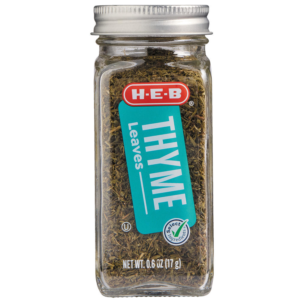H-E-B Whole Thyme Leaves Seasoning, 0.6 oz