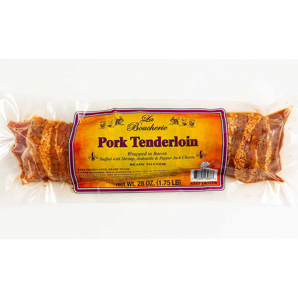 La Boucherie Pork Tenderloin Wrapped in Bacon with Shrimp , 28 oz