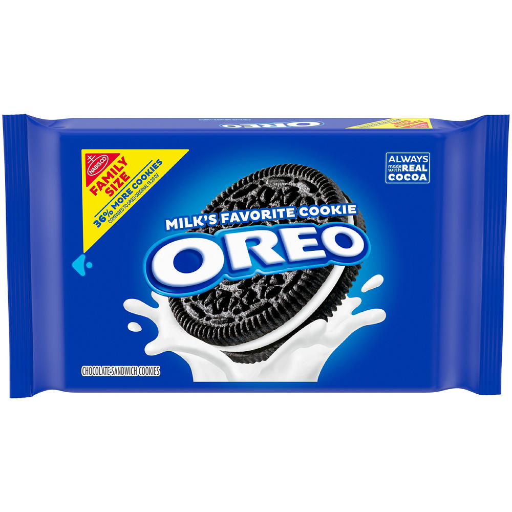OREO Chocolate Sandwich Cookies - Family Size, 18.12 oz