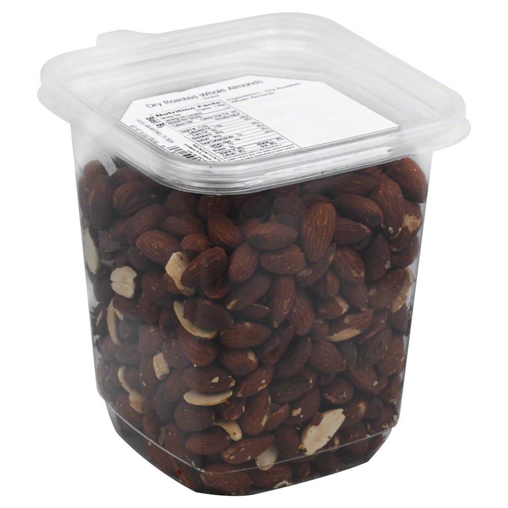 H-E-B Dry Roasted Whole Almonds, 16.1 oz