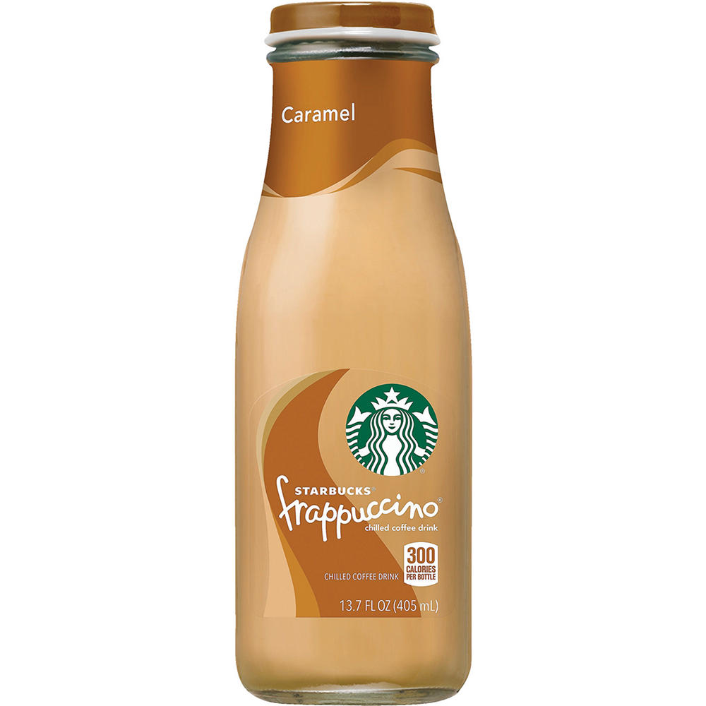 Starbucks Caramel  Frappuccino Chilled Coffee Drink, 13.7 oz