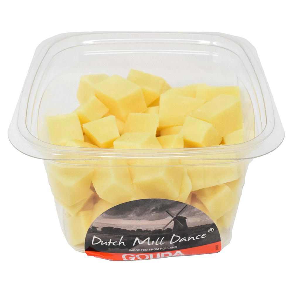 Mill Dance Gouda Red Wax Cubes, Avg. 0.45 lb