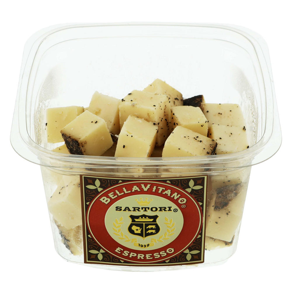 Sartori Espresso BellaVitano Cheese Cubes, Avg. 0.35 lb
